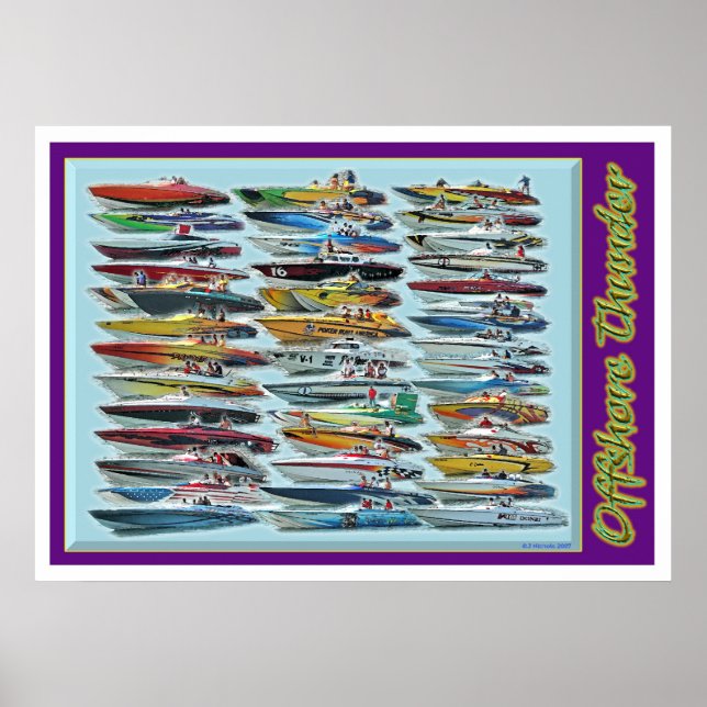 Offshore Thunder Poster (Framsidan)