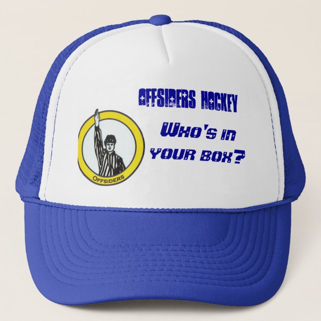 Offsiders vapensköld, Offsiders hockey, som är i Truckerkeps (Framsida)