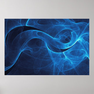 Ofinity Blue Poster