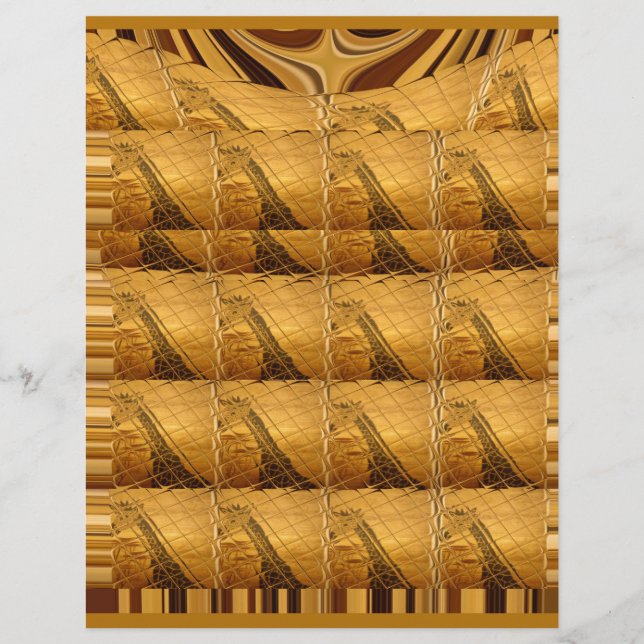 Ofinity Golden Giraffe Animal Print Design (Framsida)