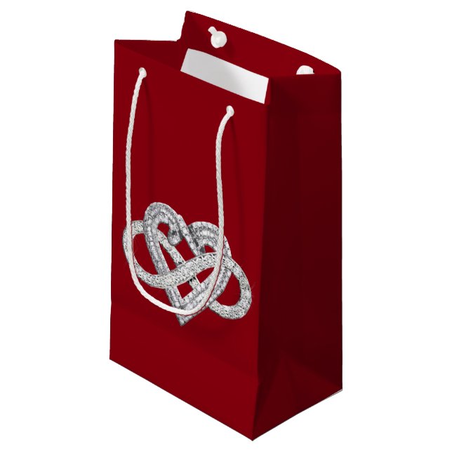Ofinity Heart Gift-säck (Framsidan Vinklad)