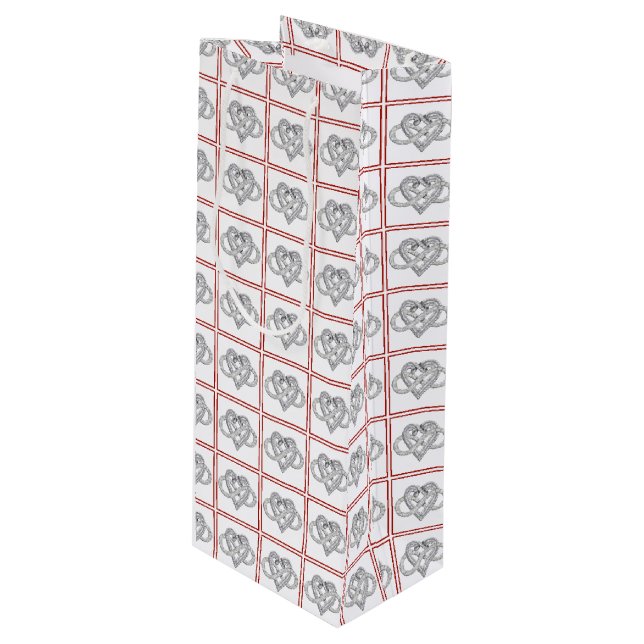 Ofinity Heart Vin Gift Bag (Framsidan Vinklad)