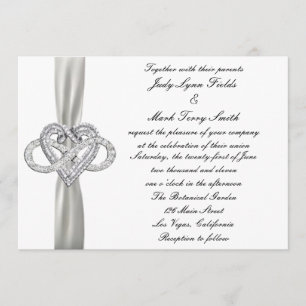 Ofinity Heart Wedding-inbjudan Inbjudningar