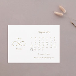 Ofinity Kärlek Monogram Calendar White  Spara Datumet