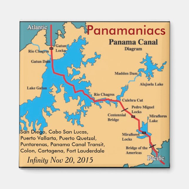 Ofinity Panamaniacs kylmagnet Magnet (Framsidan)