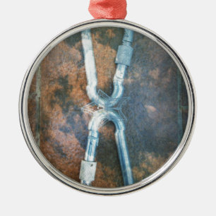 Ofinity silver stjärna julgransprydnad metall