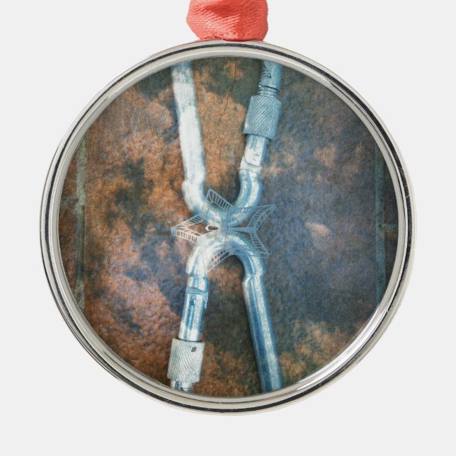 Ofinity silver stjärna julgransprydnad metall (Framsidan)