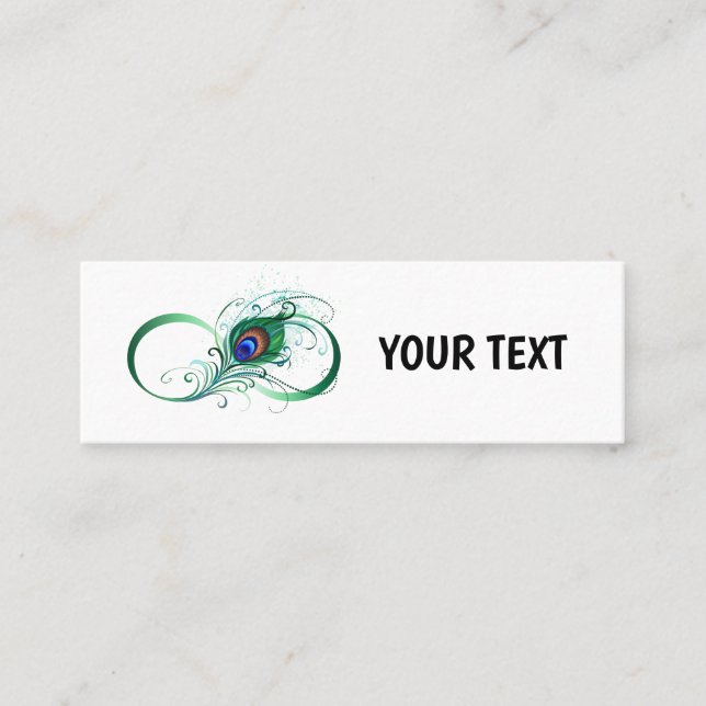Ofinity Symbol med Peacock Feather (Framsida)