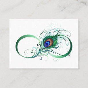 Ofinity Symbol med Peacock Feather