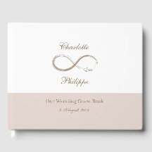 Ofinity Symbol Vit ros minimalist Bröllop