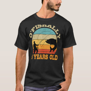 O'Fishally 6 Years Old Fishing Birthday Theme Part T Shirt