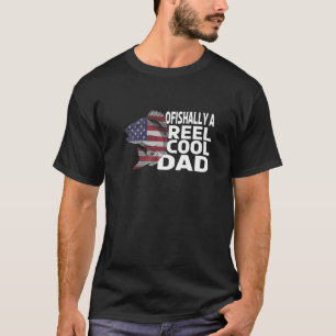 Ofishally En Riktigt Cool Pappa Fiskande Pappa Far T Shirt