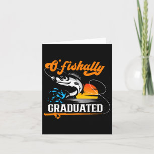 O'Fishally Graduated Fishing Älskare Studenten del Kort