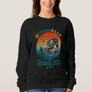 Ofishally Pensionerad 2023 Fiske Retro Pensionär P T Shirt