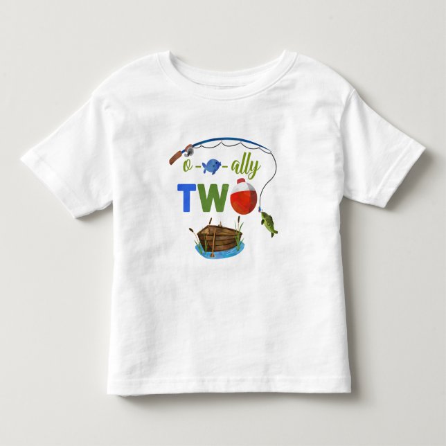 Ofiskally TWO baby T-shirt O-fish-ally TWO-pojke (Framsida)