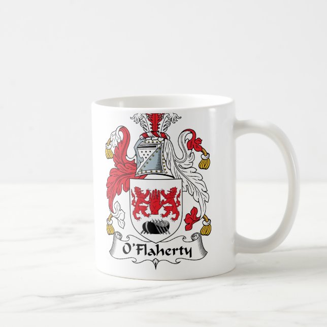 O'Flaherty familjvapensköld Kaffemugg (Höger)