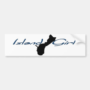 Öflicka - Guam Bildekal