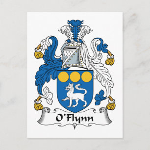 O'Flynn Family Crest Vykort