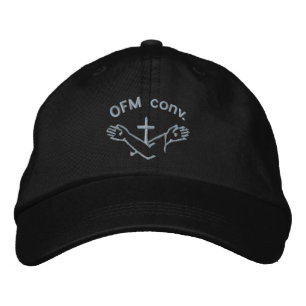 OFM-konv. Franciscan logotyp Broderad Keps