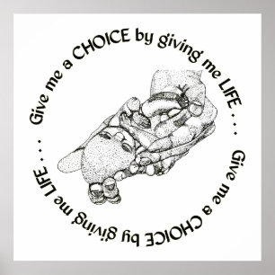 Ofödd Baby: Ge är ett ge livsval Poster