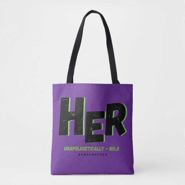Oforbehållslöst HER-handväskor  Tygkasse (Framsida)
