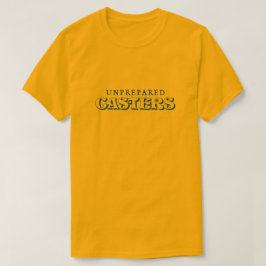 Oförberedd Casters-Logotyp Tee - en Färg-Mörk
