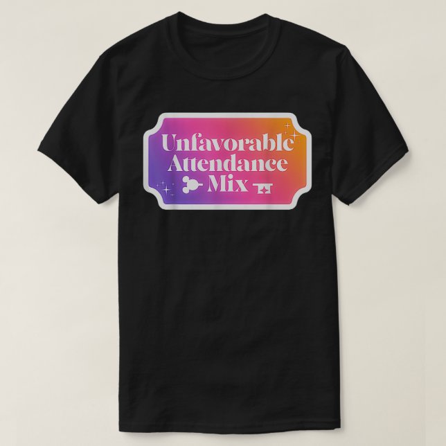 Ofördelaktig närvaro Mi T Shirt (Design framsida)