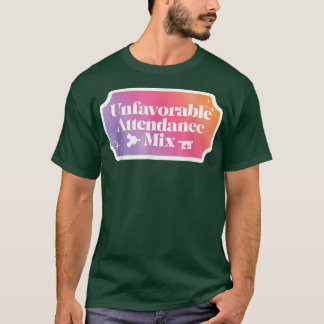 Ofördelaktig närvaroblandning t shirt