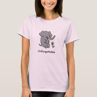 Oförglömlig elefantT-tröja Tee Shirt