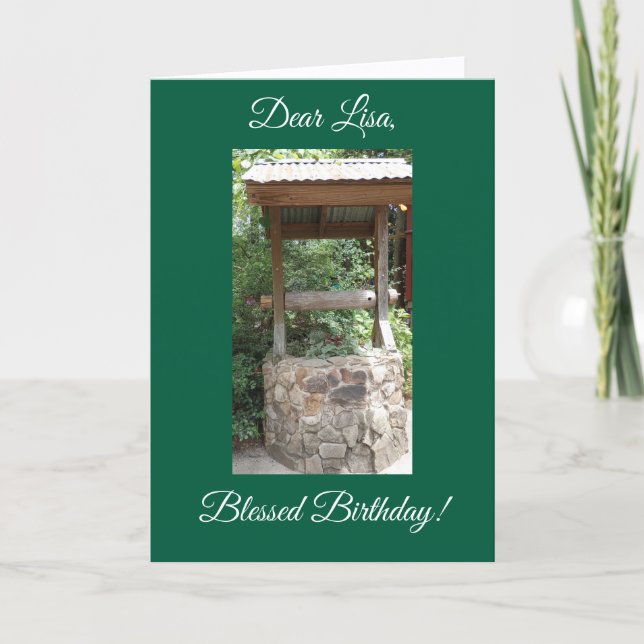 Oförlåtlig, dotters födelsedagskort kort (Framsida)