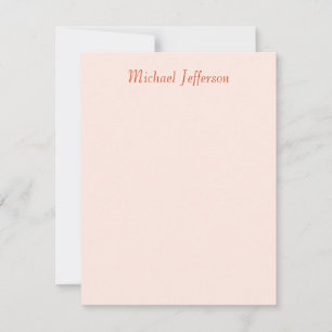 Oformaterad handskriftsskript Namn Elegant OSA Kort