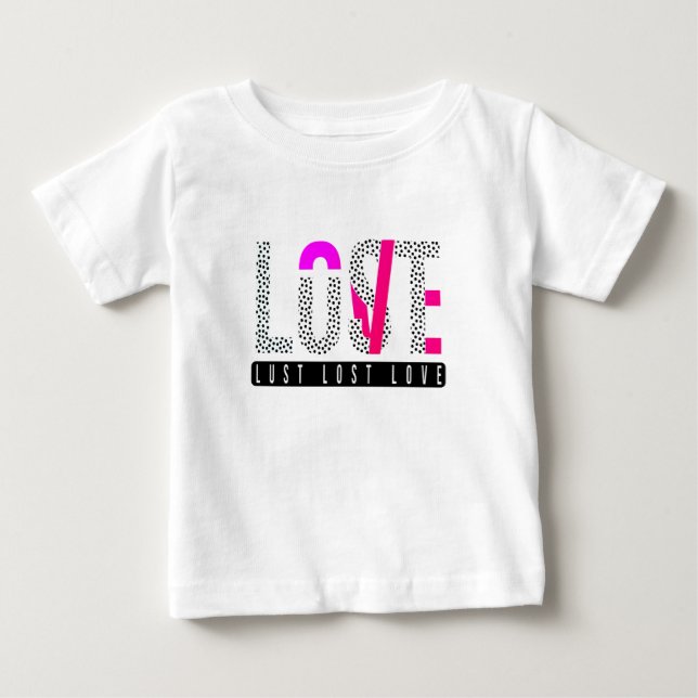 Oformaterad text Baby T Shirt (Framsida)