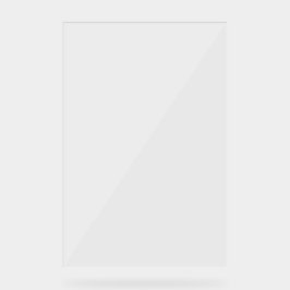 Oformaterad tom, transparent 20-tums x 30-tums Brö