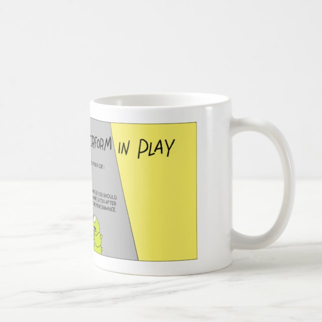 Oförmögen spindel att utföra kaffemugg (Höger)