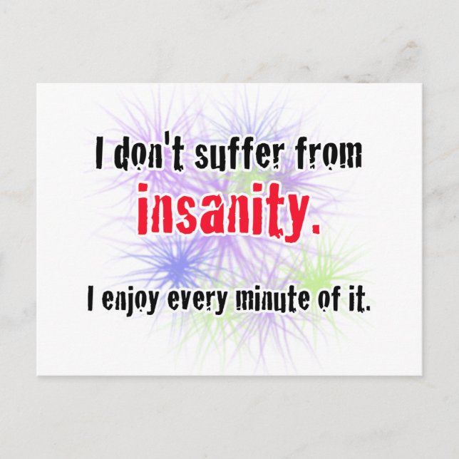 oförnuft vykort (Framsida)