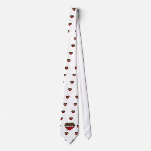 oförpackad chokladhjärta kärlek du slips