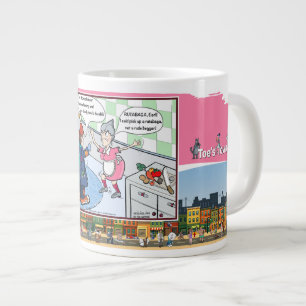 Oförskämd tiggare Ordlek Humor Jumbo Mugg