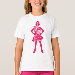 Oförskräckt flicka, flicka för I-förmiddag T-shirt
