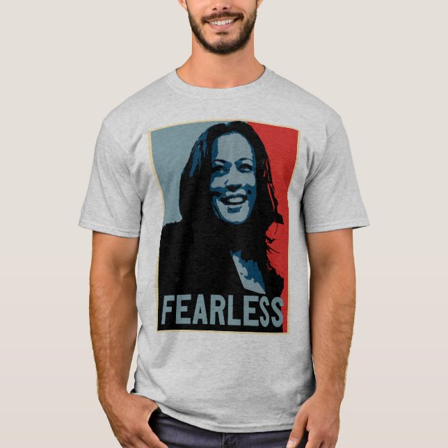 Oförskräckta Kamala Harris T Shirt (Framsida)