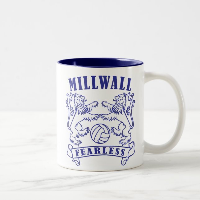 Oförskräckta Millwall Två-Tonad Mugg (Höger)