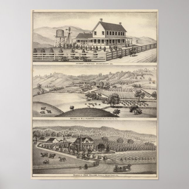 Oförstnämnda, residenser poster (Framsidan)