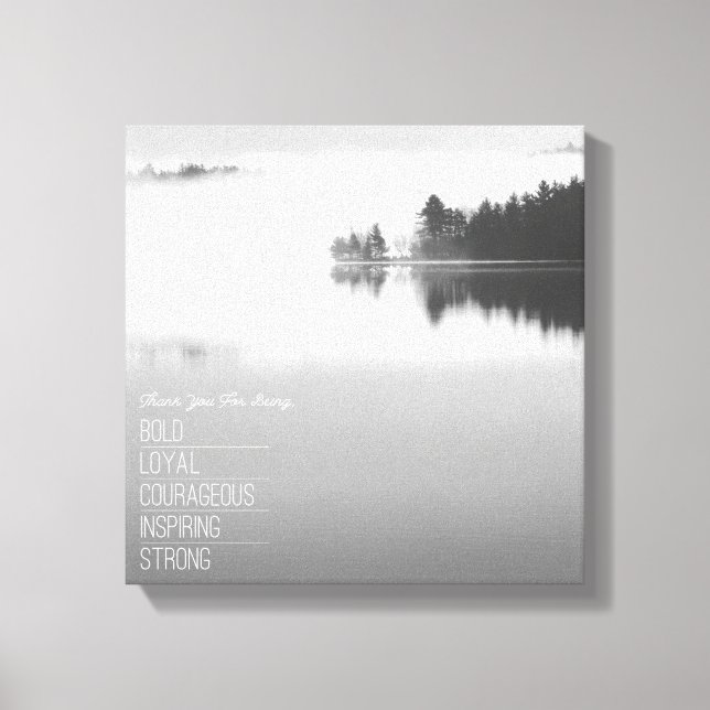 Oförvanskad suave #1 (12x12) canvastryck (Framsida)