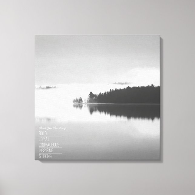 Oförvanskad suave #1 (24x24) canvastryck (Framsida)