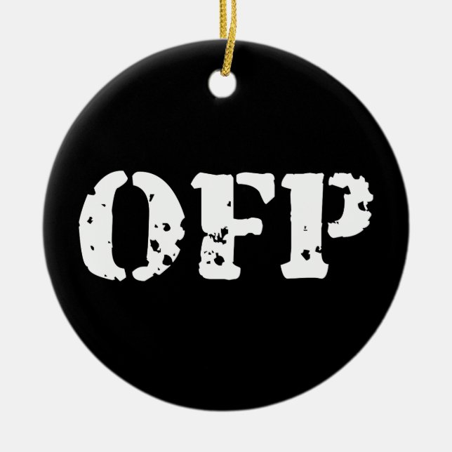 OFP JULGRANSPRYDNAD KERAMIK (Framsidan)