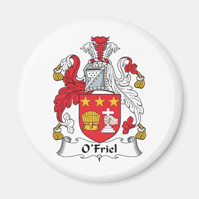 O'Friel Family Crest Magnet (Framsidan)