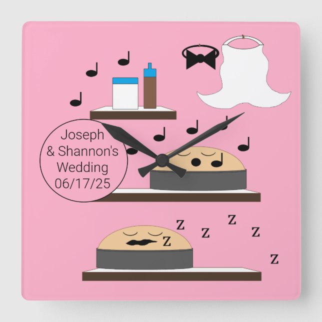 Ofrostade sjöar i Bröllop: Fyrkantig Klocka (Framsida)