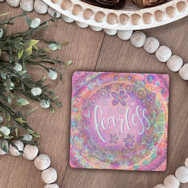 Ofruktlös Lila Söt  Blommigt inspiration Drink Stenunderlägg
