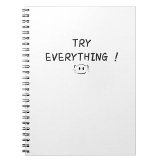 Ofruktlös utforska en oöverträffad, gränslös brytn anteckningsbok