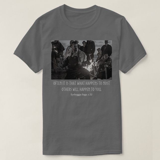 Ofta kommer det som händer de flesta andra t shirt (Design framsida)