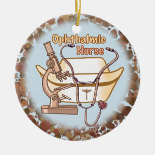 Oftalmisk nässornament julgransprydnad keramik